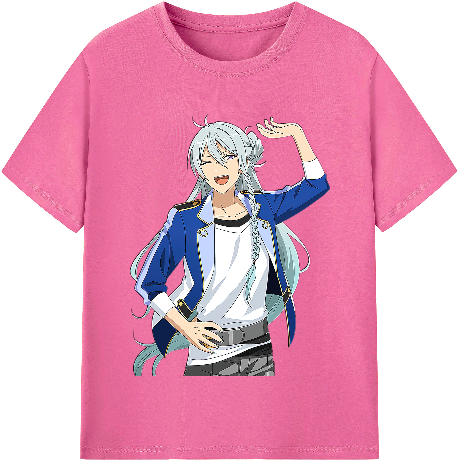 （画像用） あんさんぶるスターズ! Ensemble Stars レディースカジュアルプリントTシャツ（綿100％）